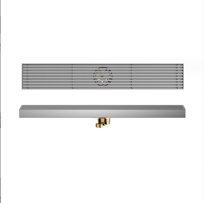 Stainless Steel Linear Floor Drain for Bathroom Shower Anti-Odor and Easy to Clean