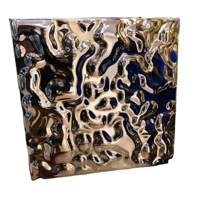 Water Ripple Corrugated Stainless Steel Sheet for Customized Architectural Decoration