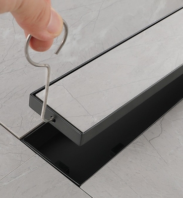 Electroplated Linear Square Floor Drain with Anti-Odor and Waterproof Technology