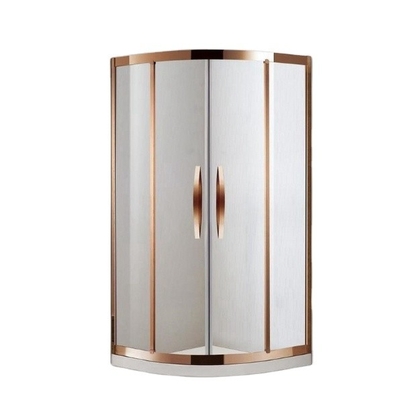 Black Stainless Steel Multifunction Shower Room Door Enclosure with Waterproof Design