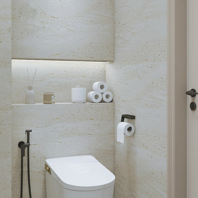 60x60 Cream Porcelain Tiles Grade AAA Polished Travertine Tile for Indoor Applications