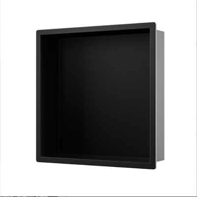 Beautiful Design Matte Black Stainless Steel Shower Niche for Bathroom Tile Insert