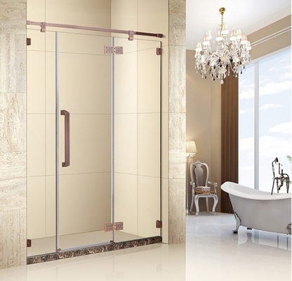 Ceramic Tray and Diamond Shaped Portable Glass Door for 70x70 Camping Shower Enclosure