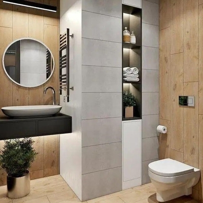 Waterproof Matte Black Stainless Steel Shower Niche for Bathroom Tile Shampoo Storage