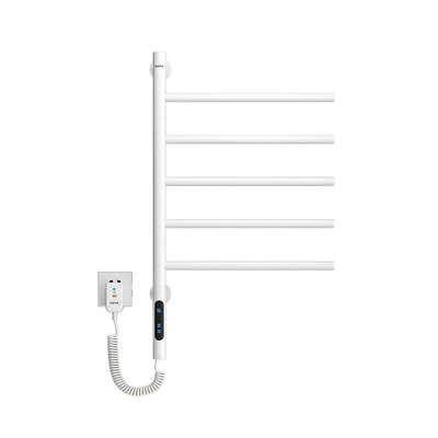 Single Black Bathroom HEATED Towel Warmer Rack Fashion Style Electric Towel Rack Amor