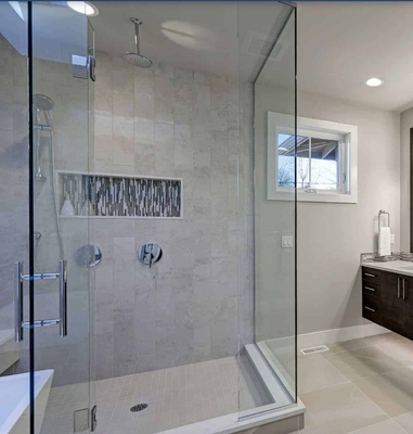 Bathroom with 8mm Glass Thickness Shower Room and All-in-One Design