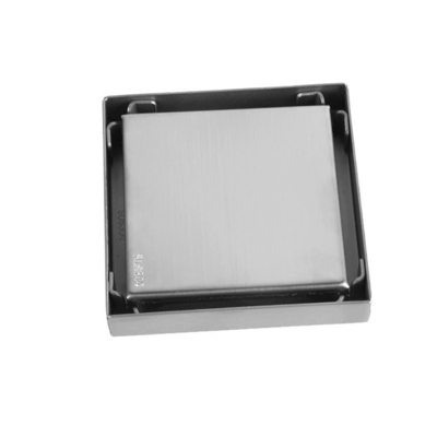 Stainless Steel Floor Drain Push Down Pop-up Style for Shower Waterproof Invisible