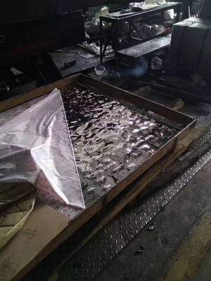 Water Ripple Corrugated Stainless Steel Sheet for Customized Architectural Decoration
