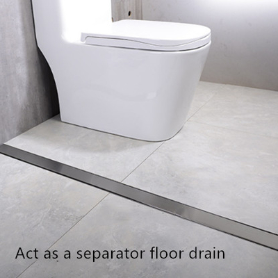 304 Stainless Steel Hair Catcher Black Floor Drain Cover for Smart Linear Tile Inserts