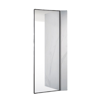 One Piece Rose Gold Stainless Steel Shower Enclosure for Corner Installation 90cm