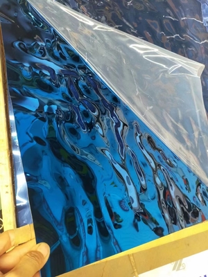 Non-Alloy Water Ripple Stamped Stainless Steel Sheet with Contemporary Design Style