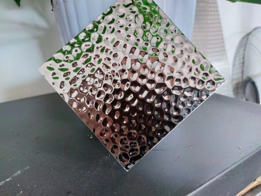 Non-Alloy Water Ripple Stamped Stainless Steel Sheet with Contemporary Design Style