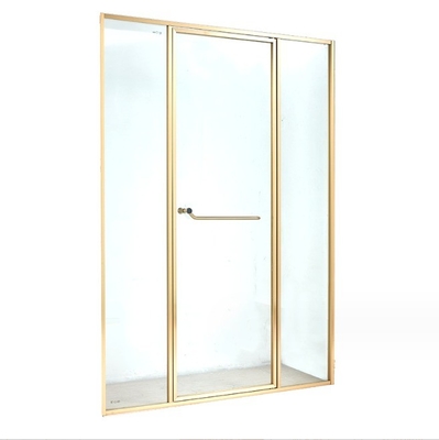 Stainless Steel Frame Style Fixed Rod Pull for Shower Room Sliding Tempered Glass Door