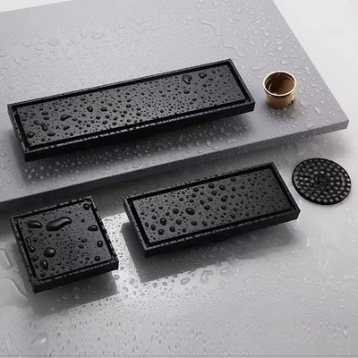 304 Stainless Steel Gold Floor Drain for Bathroom in Commercial Kitchen and Bathroom