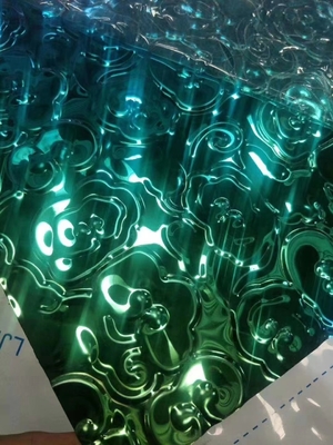1kg Water Ripple Corrugated Hammered Decorative Stainless Steel Sheet 201 304 316 Grade