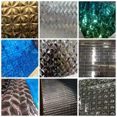1kg Water Ripple Corrugated Hammered Decorative Stainless Steel Sheet 201 304 316 Grade