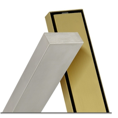 Electroplated Linear Square Floor Drain with Anti-Odor and Waterproof Technology
