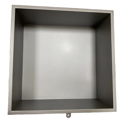 Square Tile Occasion Glossy Stainless Steel Alcove Recessed Cabinet Finished Product