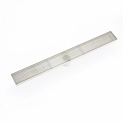 Modern Simple Fashion SS 304 316 Stainless Steel Linear Showroom Floor Drain Invisible