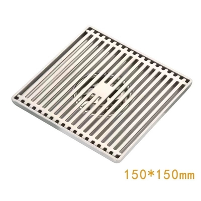Modern Simple Fashion SS 304 316 Stainless Steel Linear Showroom Floor Drain Invisible