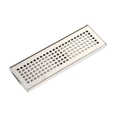 Modern Simple Fashion SS 304 316 Stainless Steel Linear Showroom Floor Drain Invisible