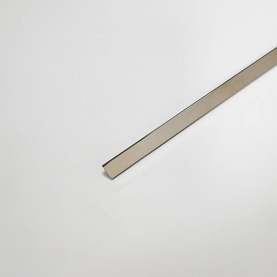 201 304 PVD T Profile Mirror Gold Metal Polished Decorative Stainless Steel T Shaped Tile Trim Strip for Wall Floor Furniture