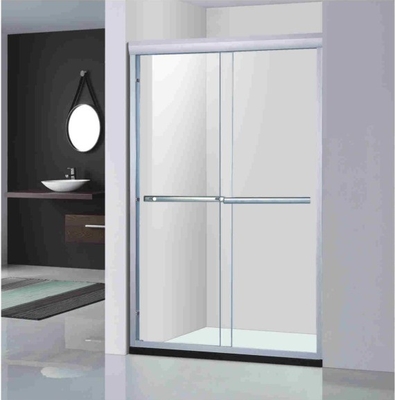 Electroplate Aluminum Frame Enclosure Screen Glass Door Pivoted Shower Hinges for WC Room