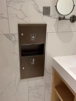 Stainless Steel Niche Home Products Modern Lobby Recessed Tissue Box with Modern Design