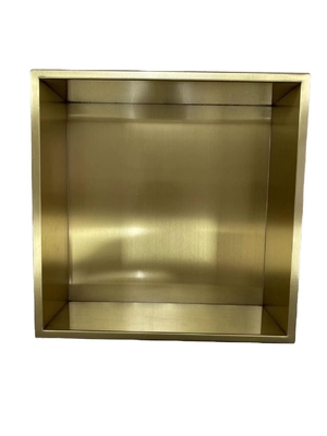 Hotel Brushed Surface Gunmetal Black Wall-inserted Niche for Shower Room 12&quot; x 24