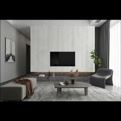 Wood Look Finished Porcelain Slab Sintered Stone 1200*2400 for Floor and Wall Tile