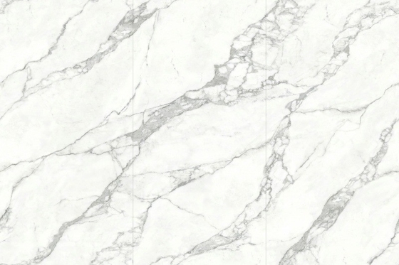 Marble Look Glossy Polished Glazed Large Slab Stone Wall Tiles for Interior Living Room