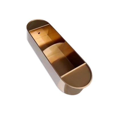 Brushed Surface Stainless Steel Niche for Bathroom Shower and Towels in Modern Design