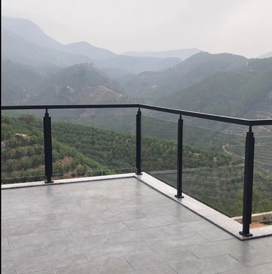 Matt Finish Stainless Steel Glass Deck Railing Mastet Pillar for Balcony Systems