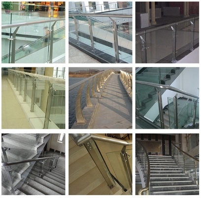 Modern Terrace Deck Balustrade Iron Railing Designs for Bridge Railings and Handrails