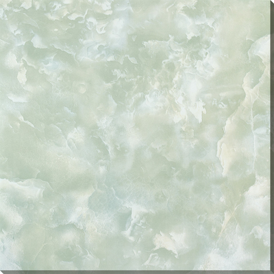 60x60 Glazed Ceramic Floor Tiles in Bright Light Green Marble for Stone Imitation Texture