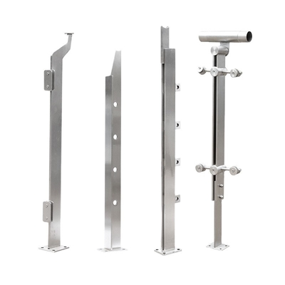 Mirror Polish Finish Stainless Steel Subway Columns for Villa Speed Rail Guardrails