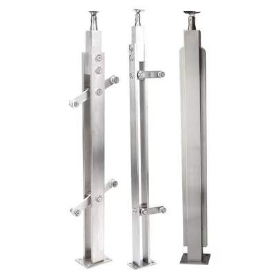 Mirror Polish Finish Stainless Steel Subway Columns for Villa Speed Rail Guardrails