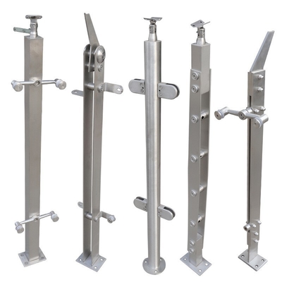 Mirror Polish Finish Stainless Steel Subway Columns for Villa Speed Rail Guardrails