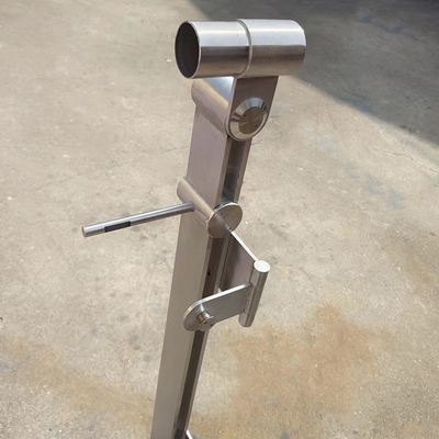 Mirror Polish Finish Stainless Steel Subway Columns for Villa Speed Rail Guardrails