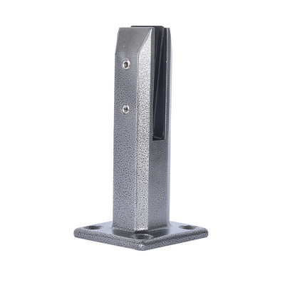 304 Stainless Steel Villa Flooring Mounted Column Bridge Staircase with Glass Handrail