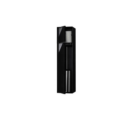 Modern Design Stainless Steel Bathroom Toilet Brush with Built-in Wall Niche and Longue Salle de Bain Lights 2023