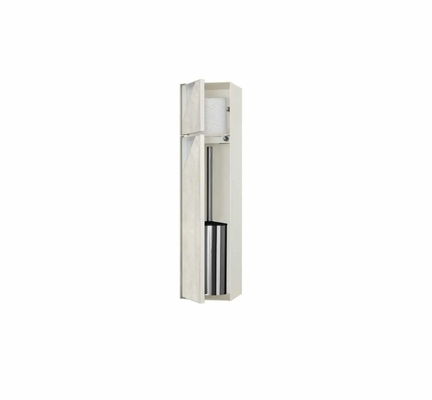 Modern Design Stainless Steel Bathroom Toilet Brush with Built-in Wall Niche and Longue Salle de Bain Lights 2023