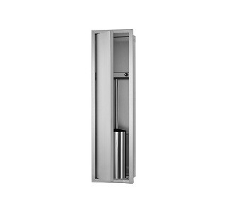 Stainless Original Color Niche Solutions Bathroom Toilet Brush Storage Options