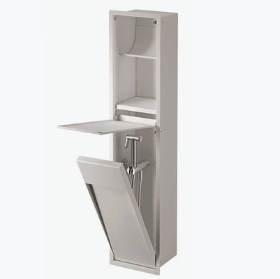 Stainless Original Color Niche Solutions Bathroom Toilet Brush Storage Options