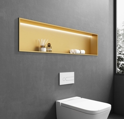 Waterproof Stainless Steel Shower Niche with Light Modern Design Style 12 x 36 Reviews