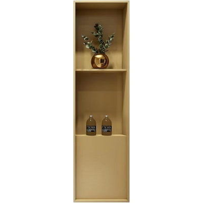 Modern Design Style 300x400 Custom Shower Wall Niche Shelves in Black for Amazon Size