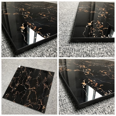Chic Black and Gold Marble Bathroom Floor Ceramic Tiles for Floor Wall Skirting Mirror Tiles Pakistan