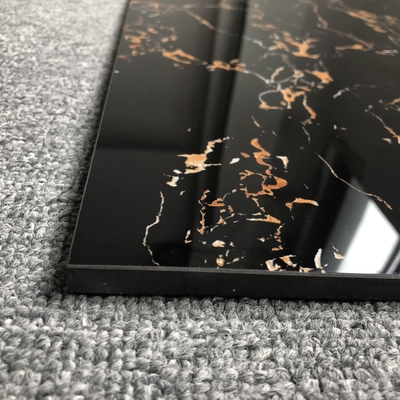 Chic Black and Gold Marble Bathroom Floor Ceramic Tiles for Floor Wall Skirting Mirror Tiles Pakistan