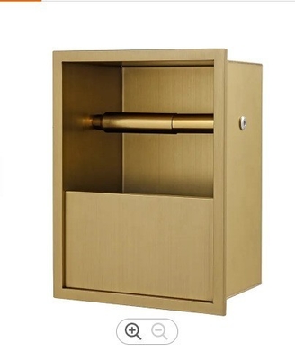 Chrome Trimmed Modern Design Waterproof Recessed Bathtub Niche Insert for Shower Walls