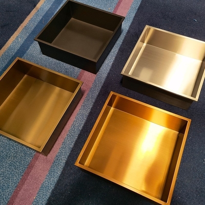 Brushed Surface Stainless Steel Niche for Shower and Towels in Modern Design Bathroom